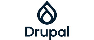 Drupal logo and wordmark