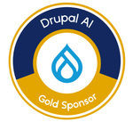 Drupal AI Gold Sponsor logo