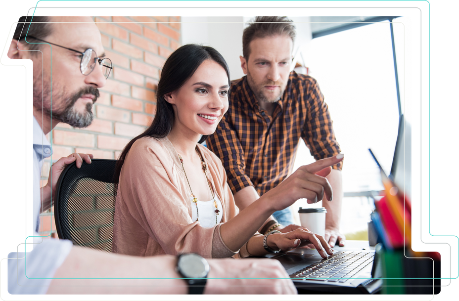 A flock of water fowl taking flight