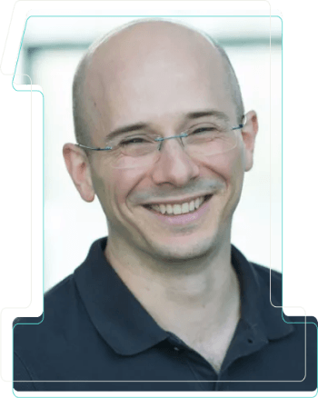 Stylized portrait of Marco Molinari