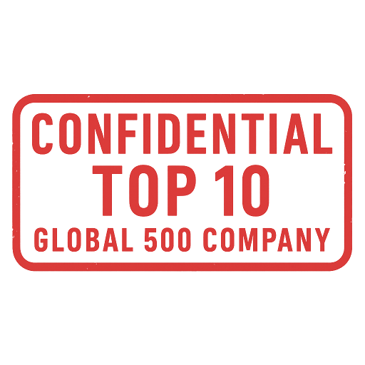 Logo of a Confidential Top 10 Global 500 Client